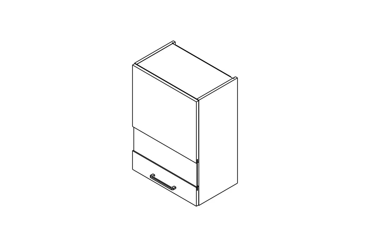 Skrinka Kuchynská závesná Kammono P2 WW50.1/71 jednodverová s presklením Skrinka Kuchynská závesná Kammono P2 WW50.1/71 jednodverová s presklením
