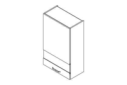 Skrinka Kuchynská závesná Kammono P2 WW60.1/100 jednodverová s presklením