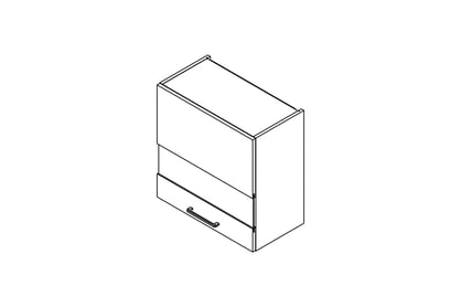 Skrinka Kuchynská závesná Kammono P2 WW60.1/61 jednodverová s presklením