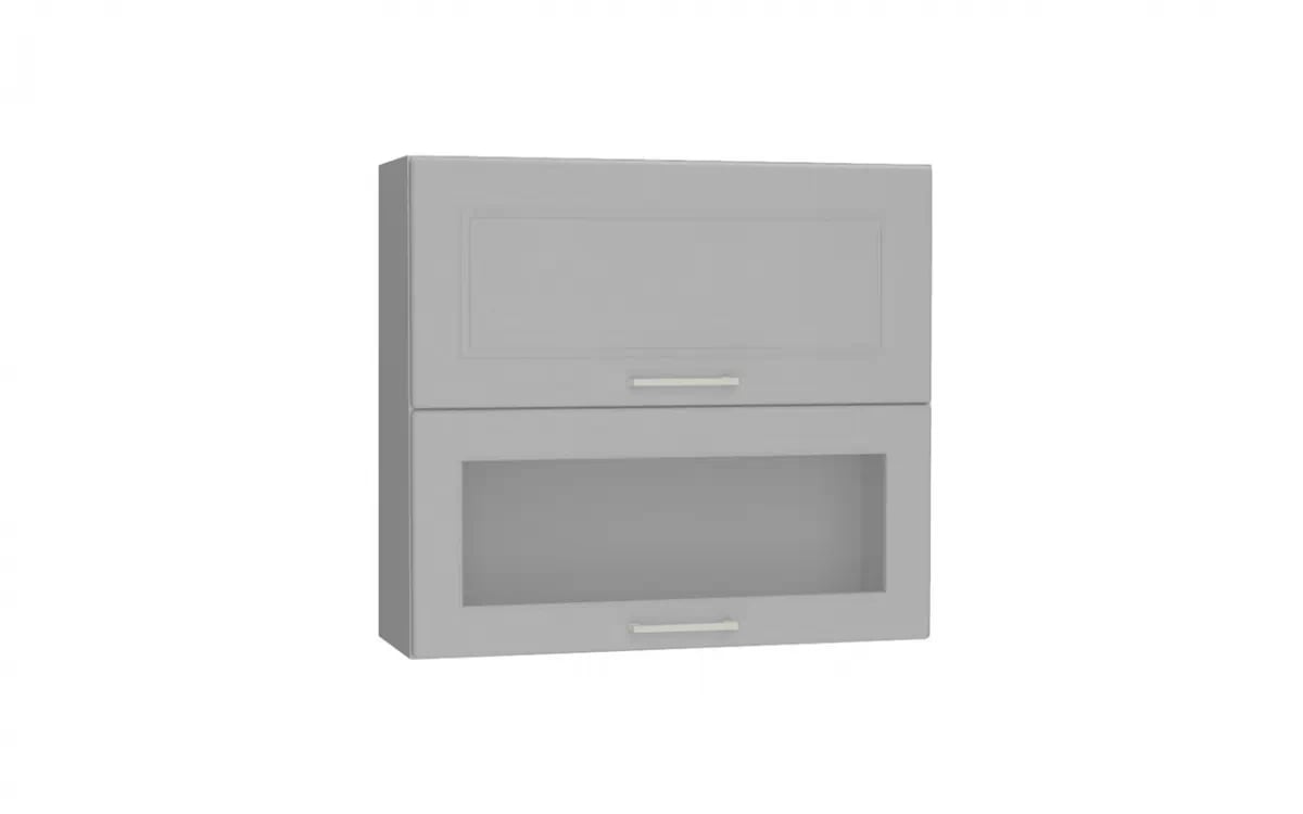 Závěsná skříňka s výklopnými dvířky Natalia WS80 GRF/2 - šedý mat skříňka kuchyňská závěsná Natalia WS80 GRF/2 SD dvoudveřová prosklená - šedá mat
