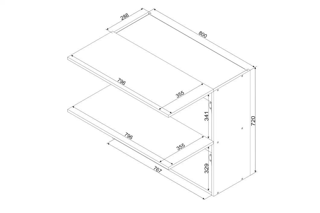 Závesná kuchynská skrinka dvojdverová Sonja W80 GRF/2 - Béžová Pieskový Skrinka Kuchynská závesná Sonja W80 GRF/2 sklopná dvojdverová - Béžová Pieskový