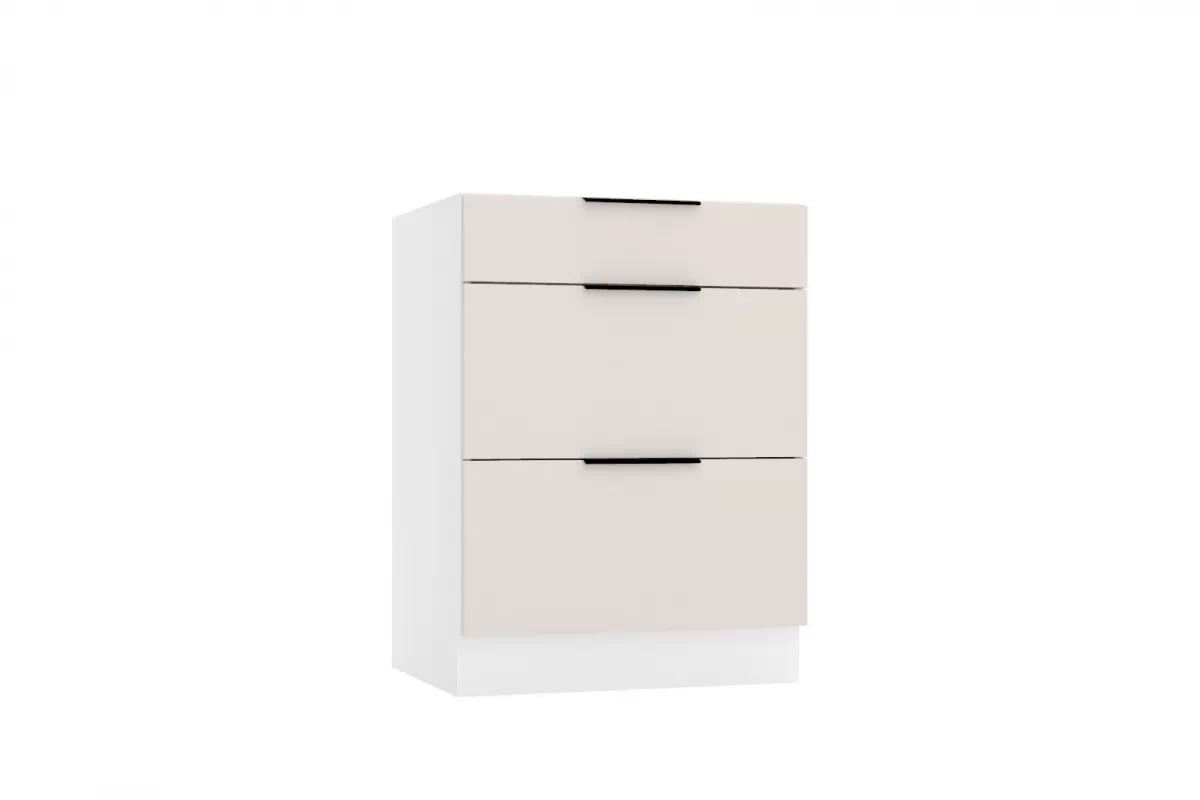 Skrinka Kuchynská so zásuvkami Sonja D60 S/3 - Béžová Pieskový Skrinka Kuchynská so zásuvkami Sonja D60 S/3 - Béžová Pieskový