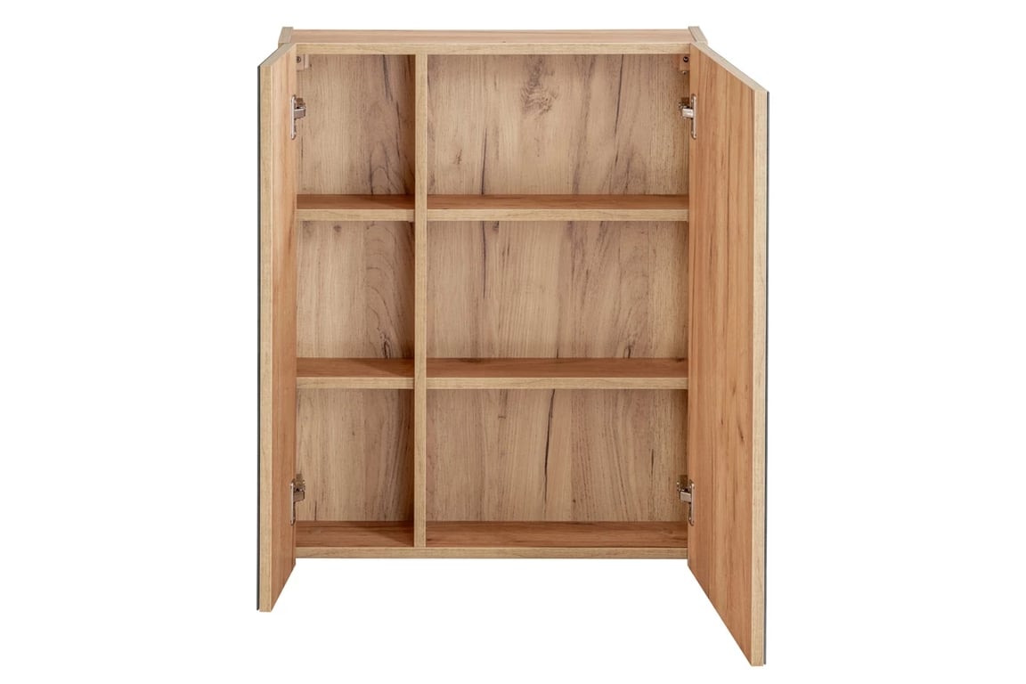 Skrinka so zrkadlom Capri Oak 842 - Dub Kraft zlaté Skrinka lazienkowa comad 