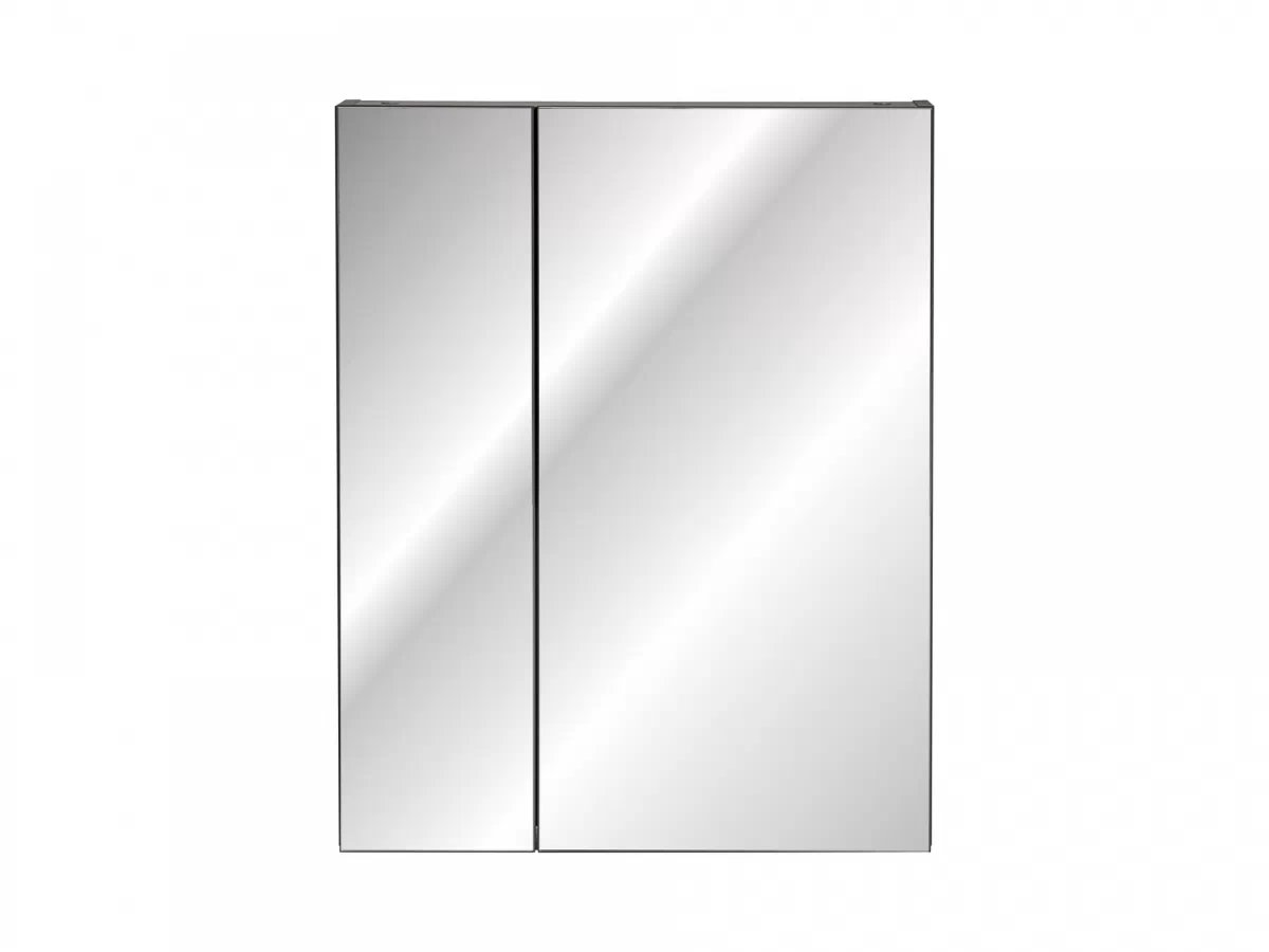 Závěsná zrcadlová skříňka Monako Grey Oak 840 60 cm - šedý diamant skříňka zrcadlová Monako Grey Oak 75 x 60 x 16 cm - dub hamilton 