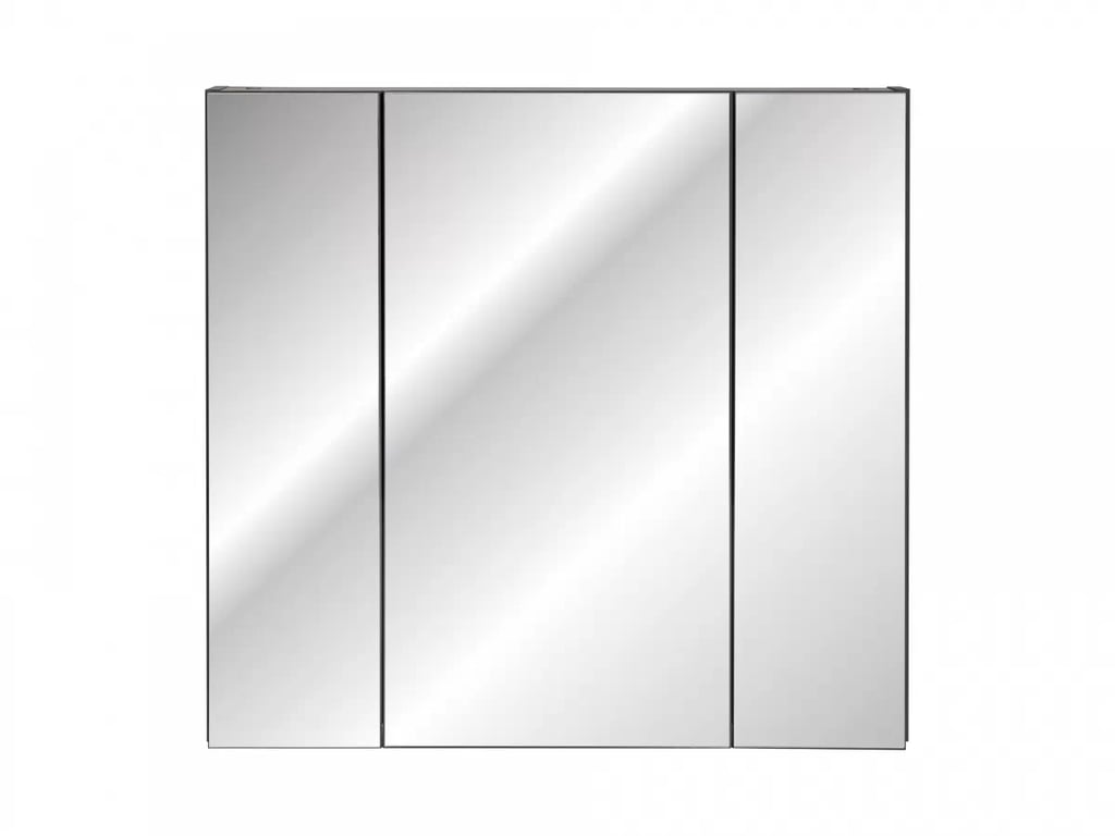 Závěsná zrcadlová skříňka Monako Grey Oak 841 80 cm - šedý diamant skříňka zrcadlová závěsná Monako Grey Oak 841 80 cm - diamentowy šedá