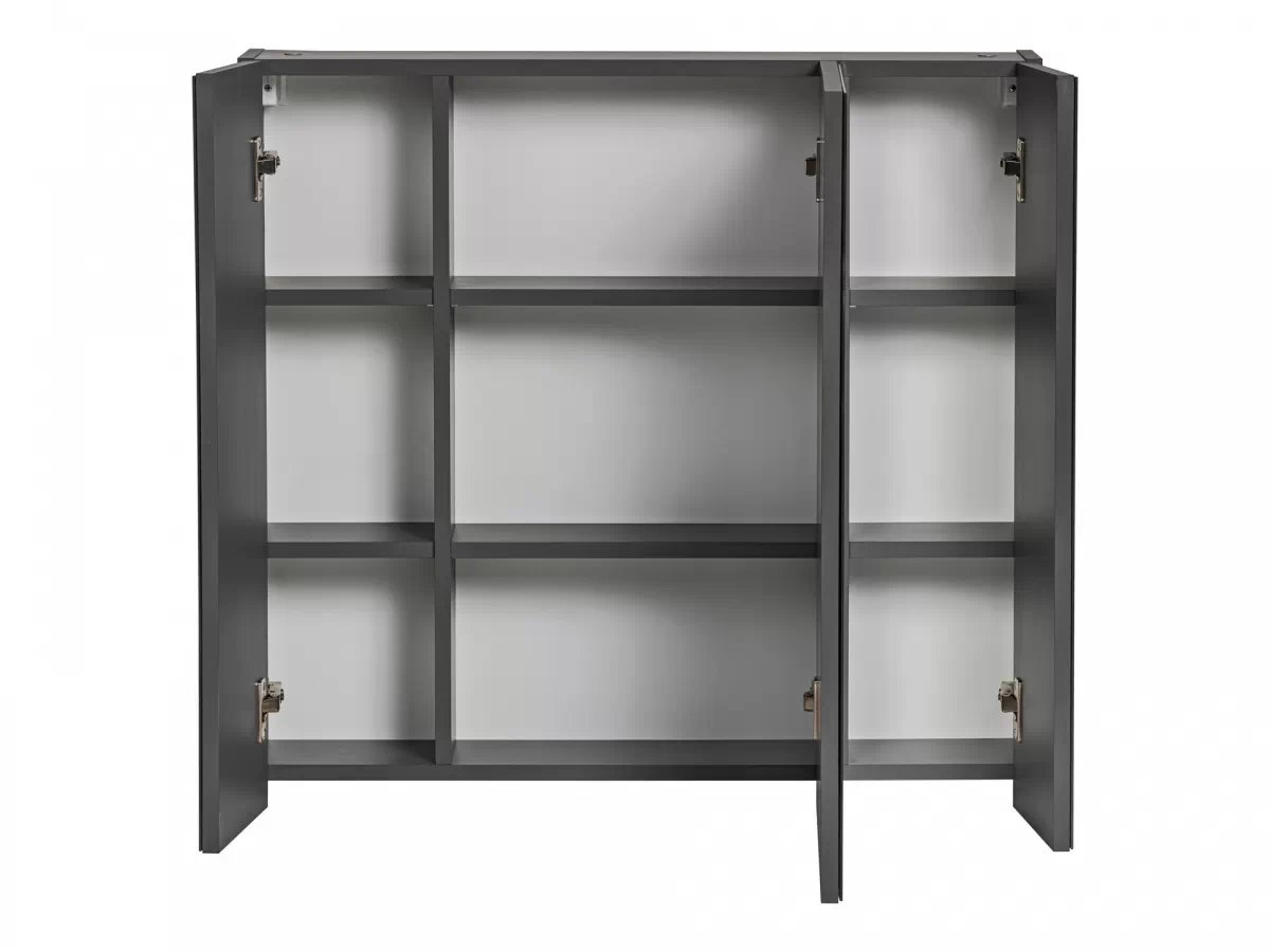 Závěsná zrcadlová skříňka Monako Grey Oak 841 80 cm - šedý diamant skříňka zrcadlová závěsná Monako Grey Oak 841 80 cm - diamentowy šedá