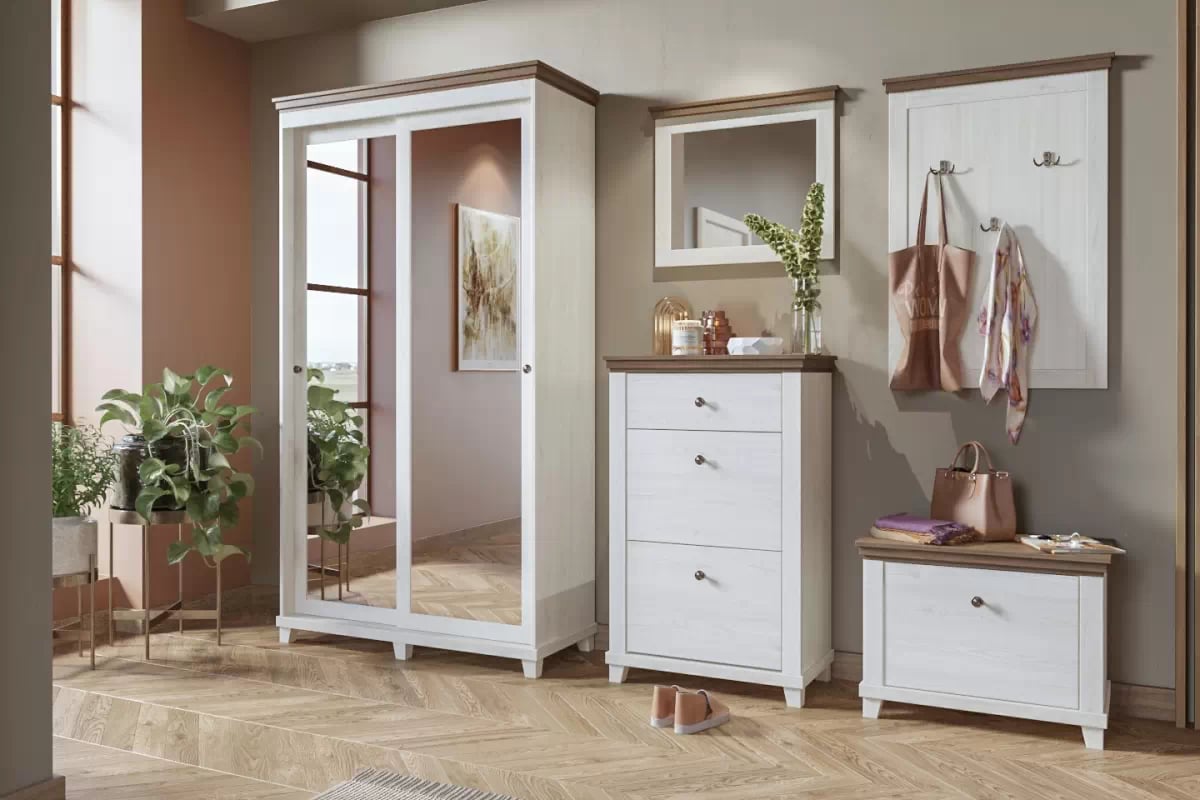 Skříňka na boty Evora 28 se zásuvkou 71 cm - abisko ash / dub lefkas skříňka na boty Evora 28 z szuflada 71 cm - abisko ash / dub lefkas