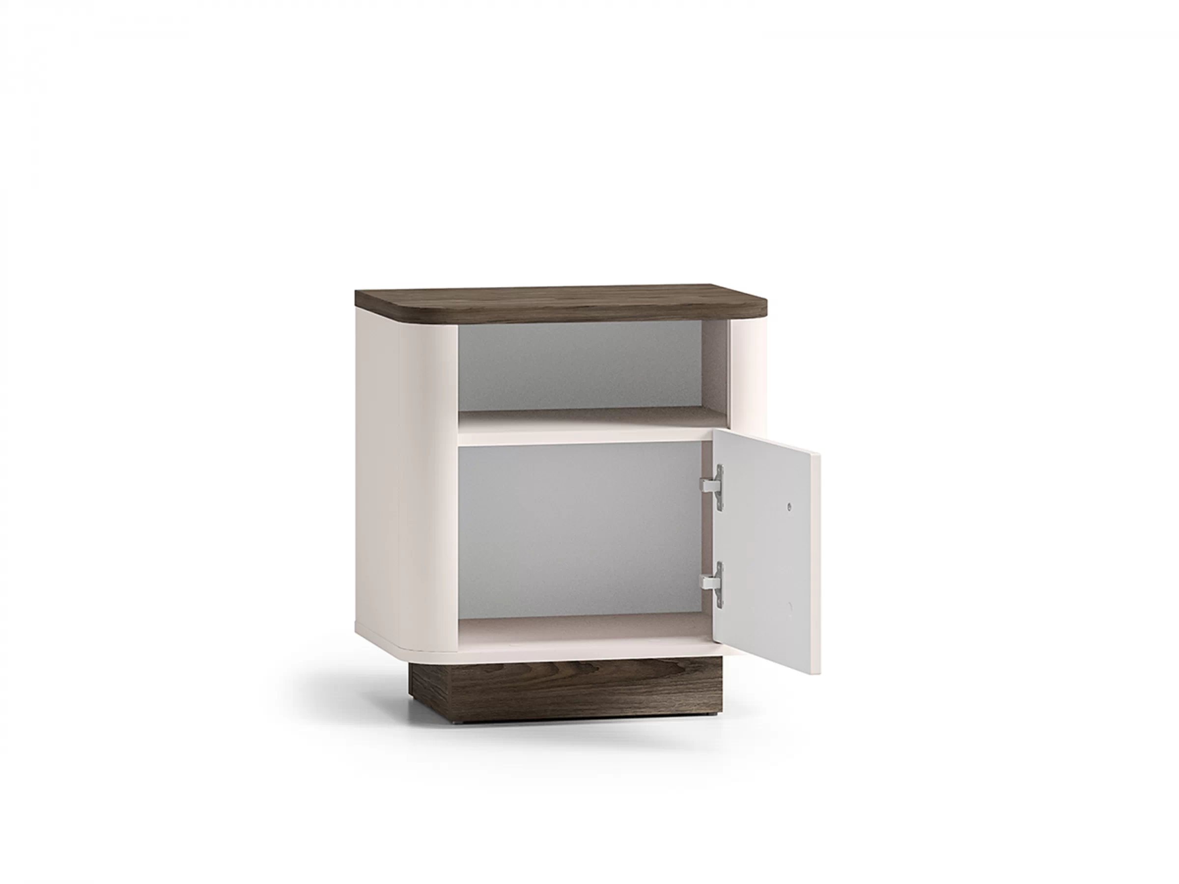 Nočný stolík Amberto 50 cm - kašmír / dub windmill tmavý Nočný Stolík Amberto 50 cm - kašmír / Dub windmill dark