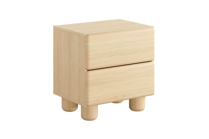 Noční stolek Arlo 50 cm s zásuvkami - dub vicenza