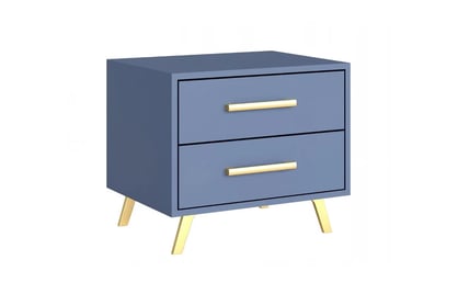 Nočný stolík Bali - svetlomodrá