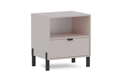 Nočný stolík Cremona so zásuvkou - piesková béžová
