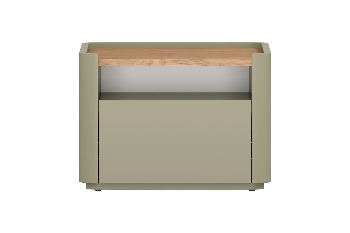 Noční stolek Elivo 50 cm z szuflada - eukaliptus / dub baltic dune Noční stolek Elivo 50 cm z szuflada - eukaliptus / dub baltic dune