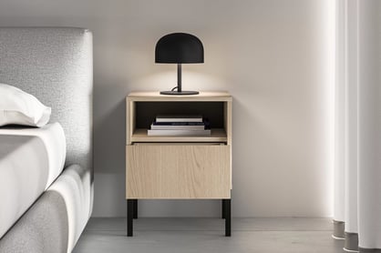 Noční stolek Harmona 40 cm se zásuvkou - dub lindberg Noční stolek Harmona 40 cm z szuflada - dub lindberg