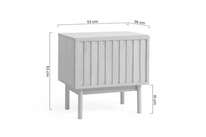 Nočný stolík Risto 53 cm - dub svetlý Nočný Stolík Risto 53 cm - Svetlý dub