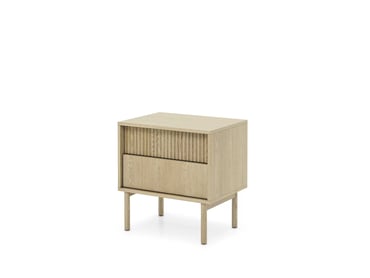 Nočný stolík Rivio 53 cm so zásuvkami - dub cremona