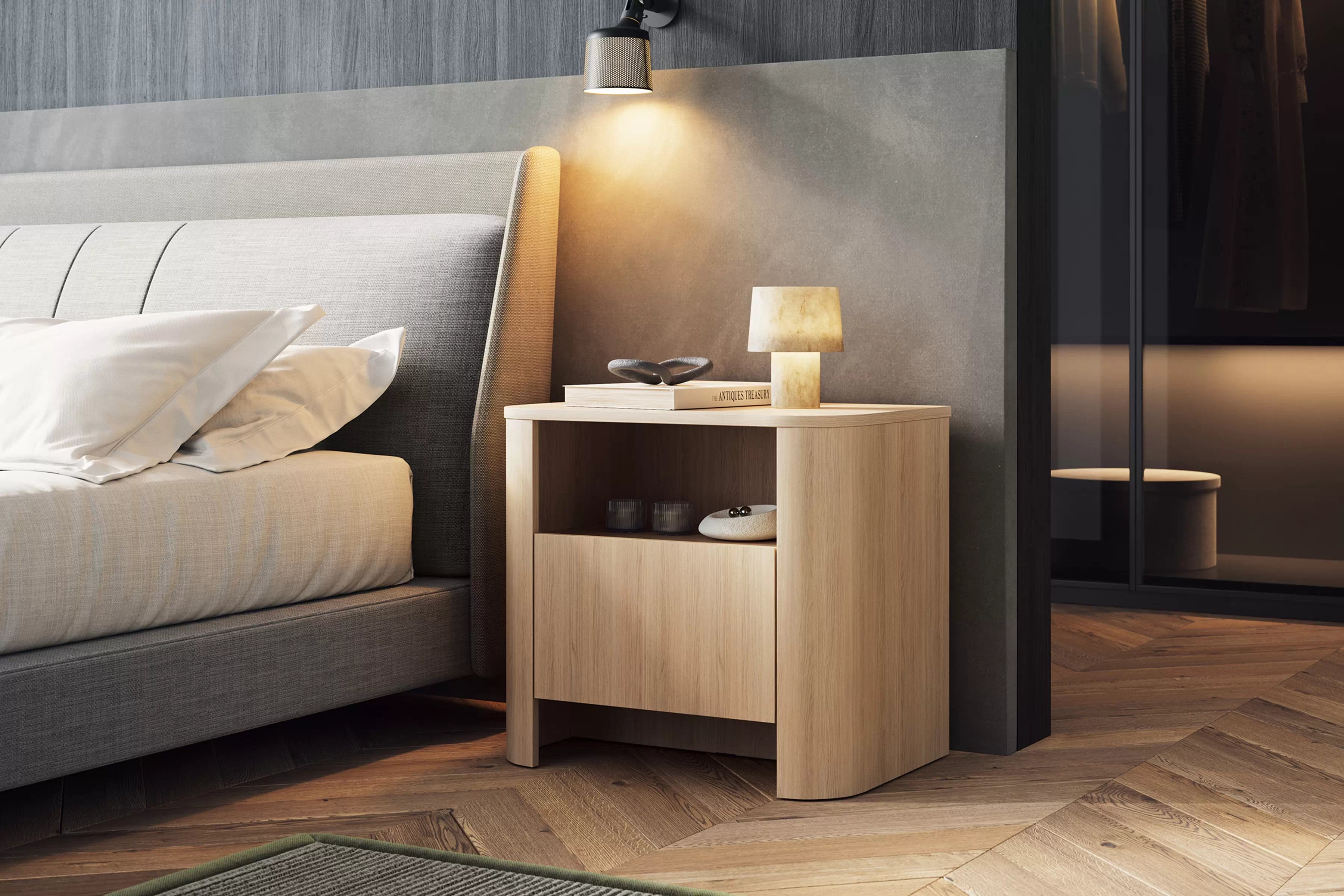 Noční stolek Sorrenti 58 cm – dub Vicenza Noční stolek Sorrenti 58 cm - dub vicenza