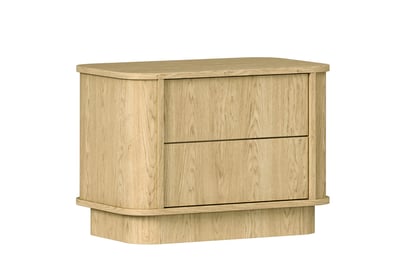 Noční stolek Vello 63 cm s šuplíky - dub baltic dune