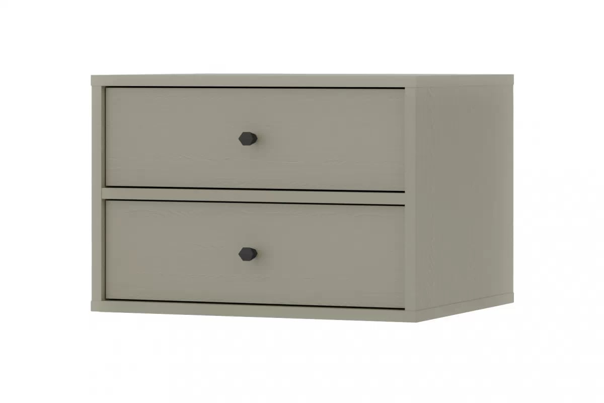 Nočný stolík závesná Lotina IV 2S so zásuvkami 52 cm - eukalyptus Nočný Stolík závesná Lotina IV 2S so zásuvkami 52 cm - eukaliptus