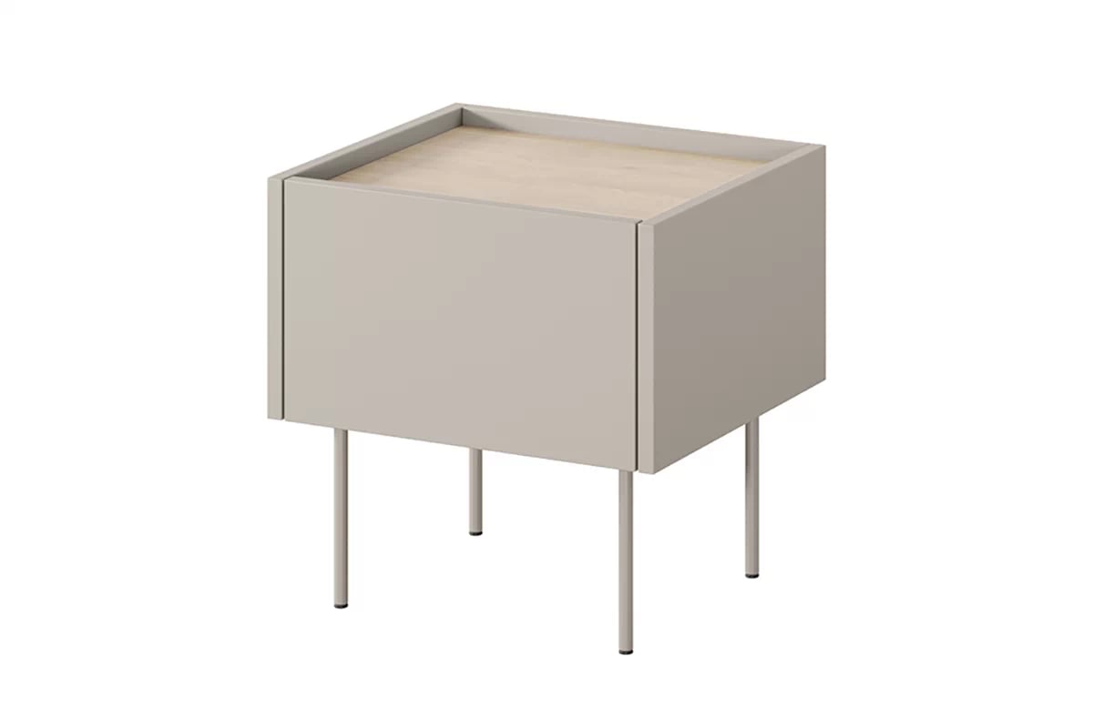 Noční stolek Desin 45 cm - kašmír / dub nagano szafka nocna kaszmirowa