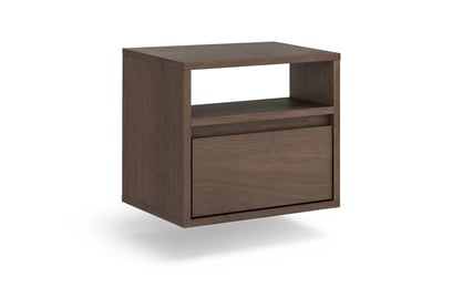 Závěsná noční skříňka Zolia 40 cm s šuplíkem - elegantní ořech