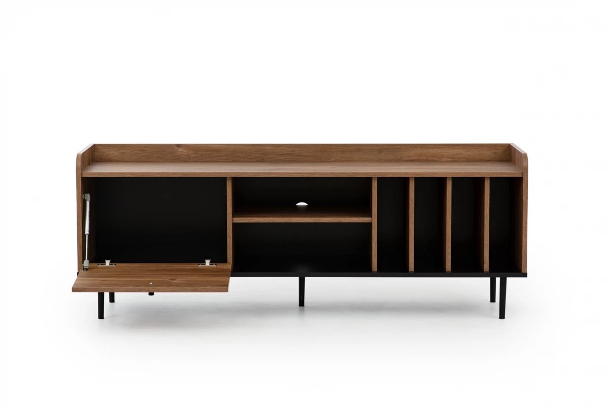 TV skříňka Kastelio 150 cm - brandy castello TV skříňka na czarych nogach