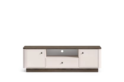 TV stolek Amberto 160 cm se zásuvkou - kašmír / dub windmill dark skříňka RTV Amberto 160 cm z szuflada - kašmír / dub windmill dark