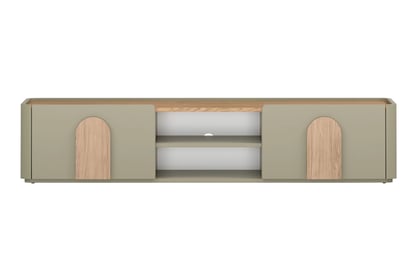 TV stolek Amilio 170 cm se zásuvkou - eukalyptus / dub baltic dune / úchyty dub přírodní skříňka RTV Amilio 170 cm z szuflada - eukaliptus / dub baltic dune / Úchytky dub přírodní