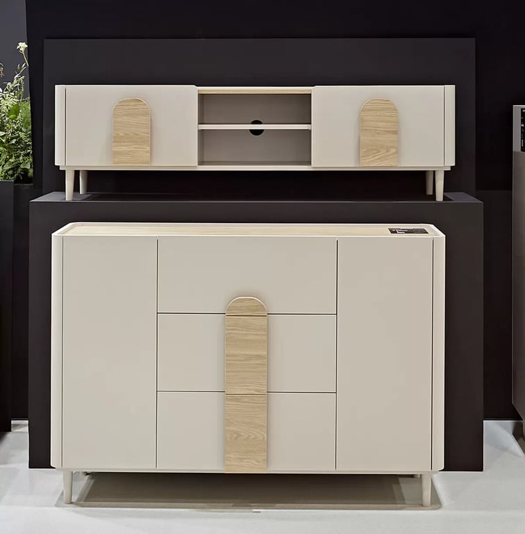 TV skrinka Amilio 170 cm z szuflada - eukaliptus / Dub baltic dune - Výpredaj expozície TV skrinka Amilio 170 cm z szuflada - kašmír / Dub olejowany - Limitovaná ponuka expozície