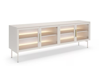 TV stolek Auri 181 cm s osvětlením - kašmír