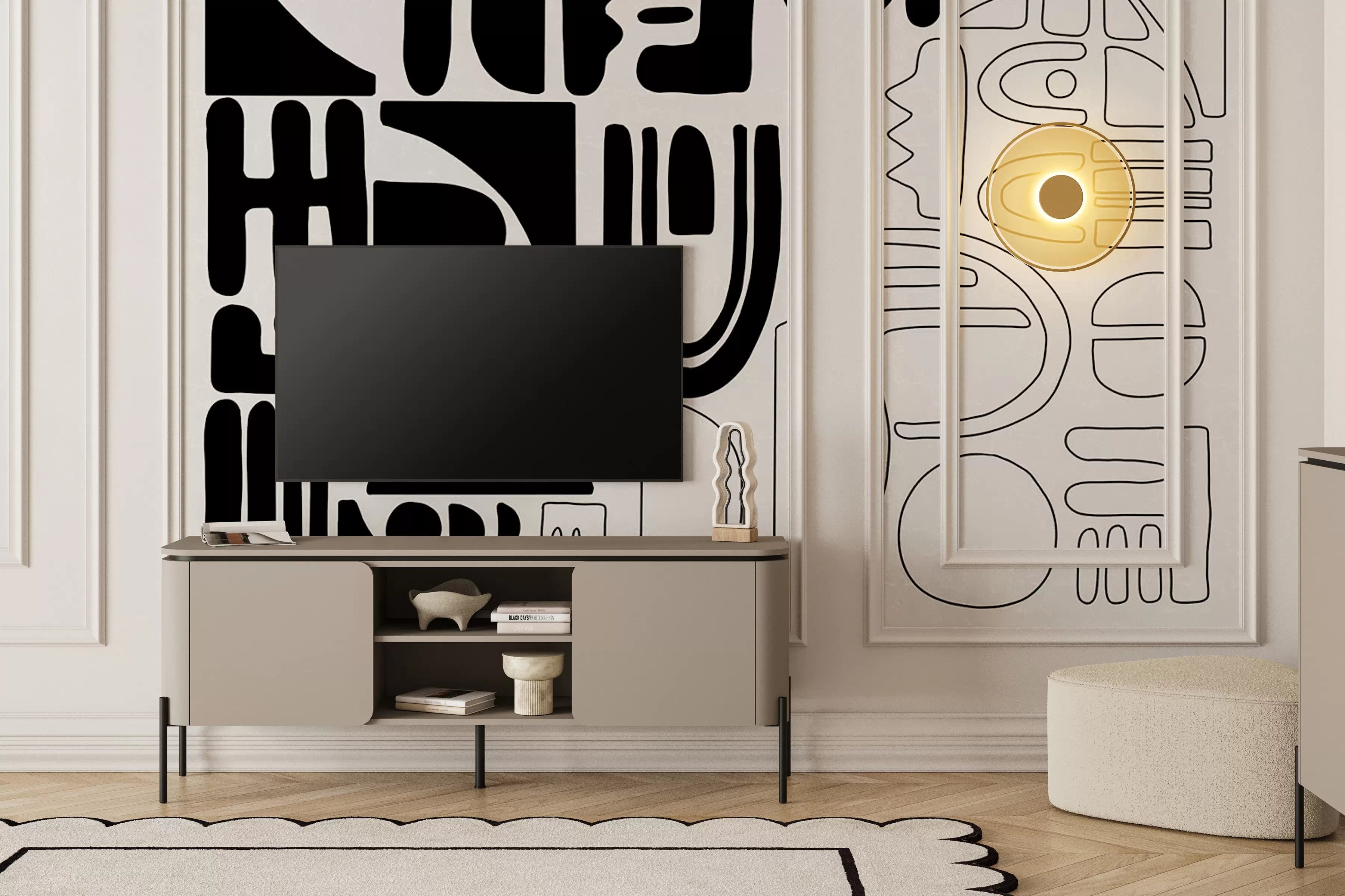 TV stolík Bello 163 cm - congo TV skrinka Bello 163 cm - congo