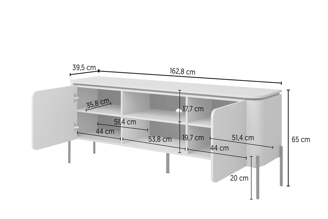 TV stolek Bello 163 cm – congo skříňka RTV Bello 163 cm - congo