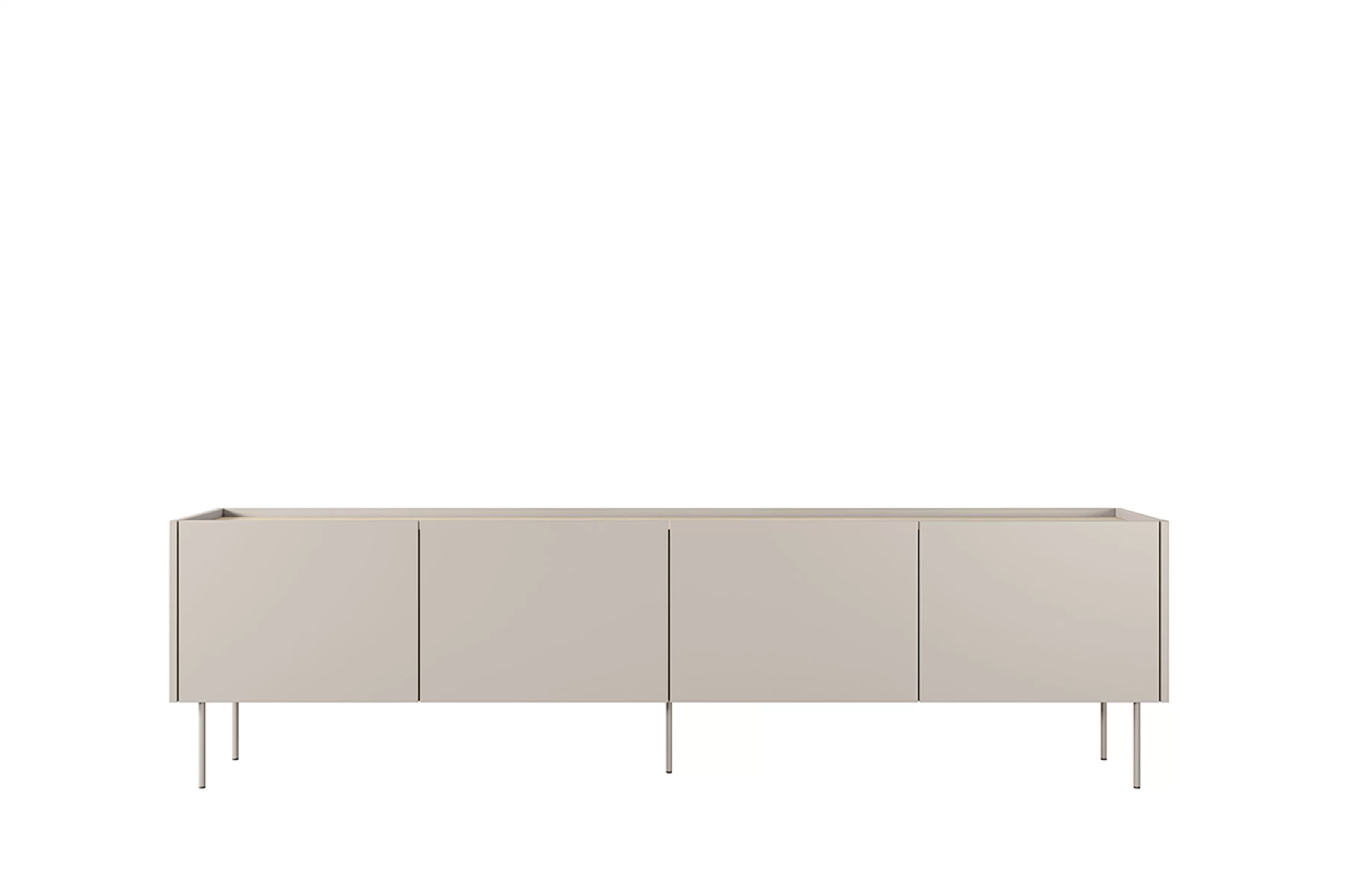 TV skrinka Desin na kovových nohách 220 cm - kašmír / dub nagano TV skrinka Desin na kovových nohách 220 cm - kašmír / Dub nagano