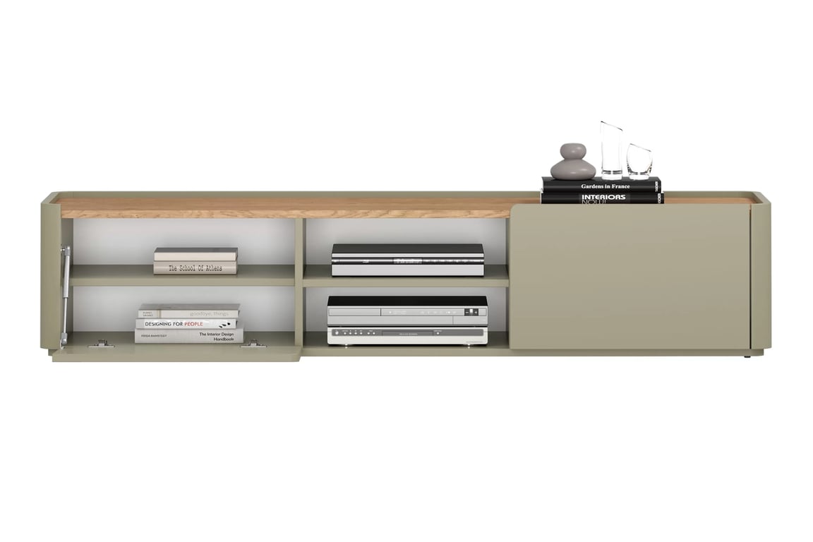 TV stolík Elivo 170 cm - eukalyptus / dub baltic dune TV skrinka Elivo 170 cm - eukaliptus / Dub baltic dune