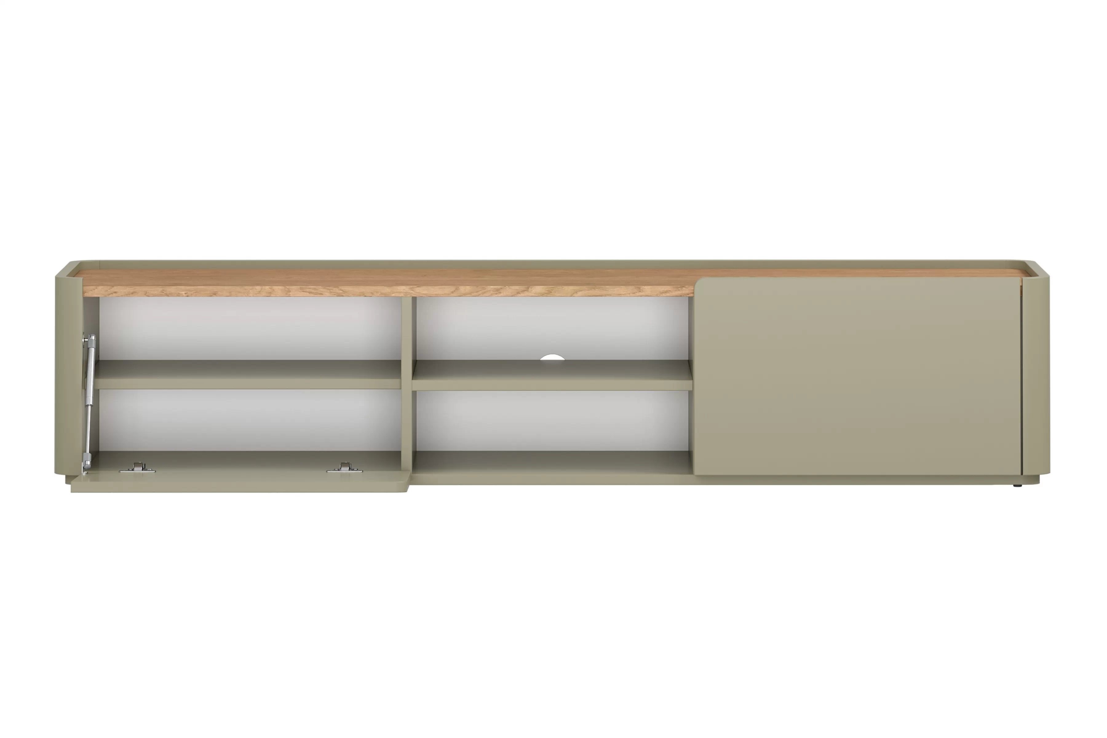 TV stolík Elivo 170 cm so zásuvkou - eukalyptus / dub baltic dune TV skrinka Elivo 170 cm - eukaliptus / Dub baltic dune