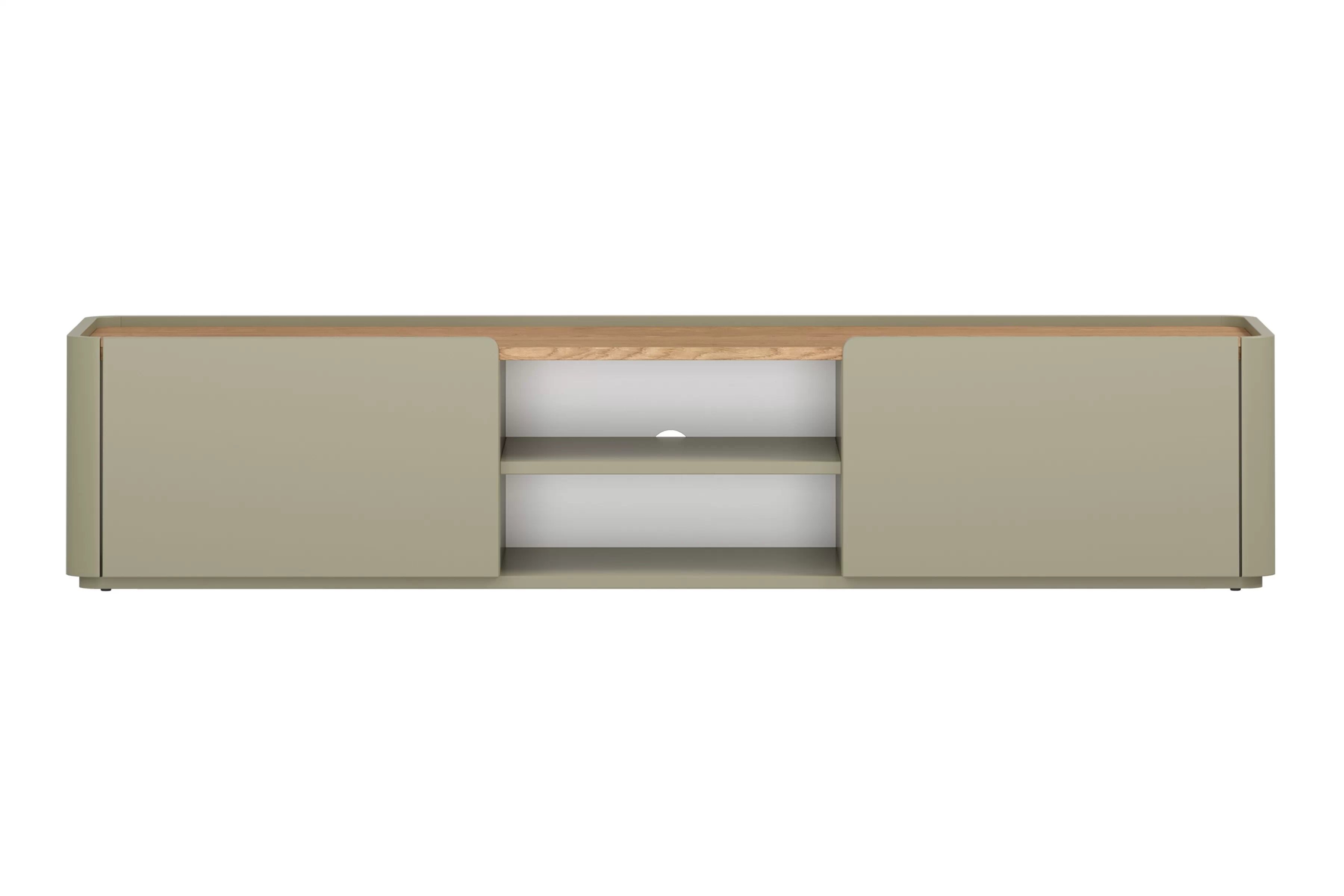 TV stolík Elivo 170 cm so zásuvkou - eukalyptus / dub baltic dune TV skrinka Elivo 170 cm - eukaliptus / Dub baltic dune