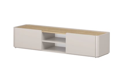 TV stolík Elivo 170 cm - kašmír / olejovaný dub