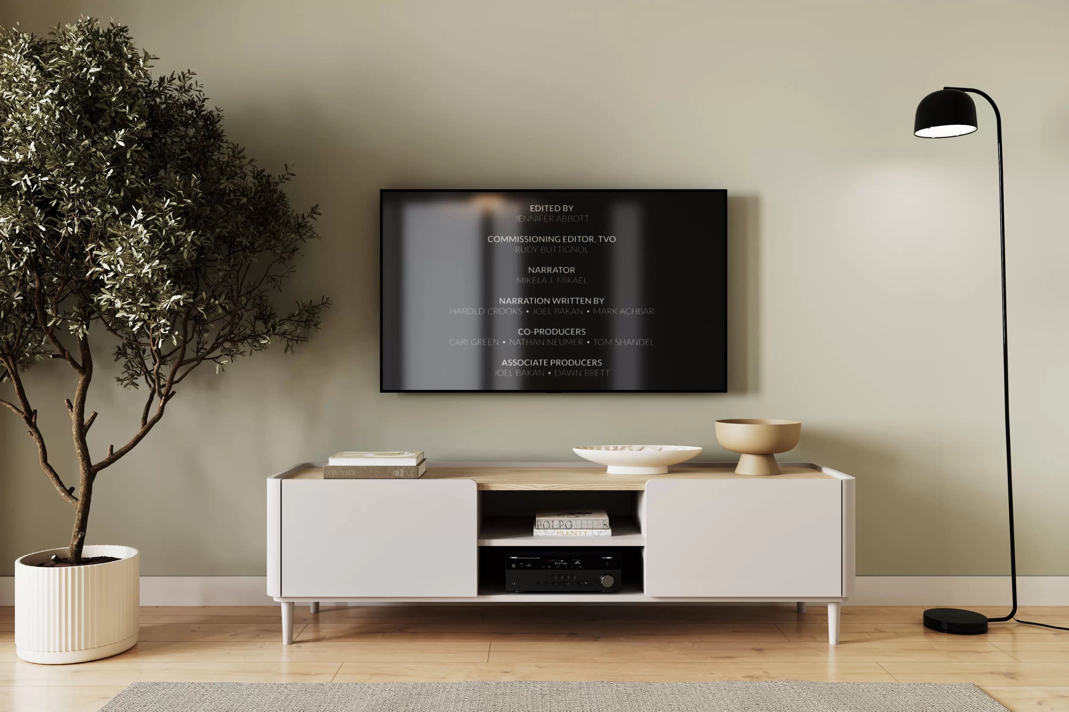 TV stolík Elivo 170 cm na nožičkách - kašmírová / dub olejovaný  TV skrinka Elivo 170 cm na nôžkach - kašmír / Dub olejowany