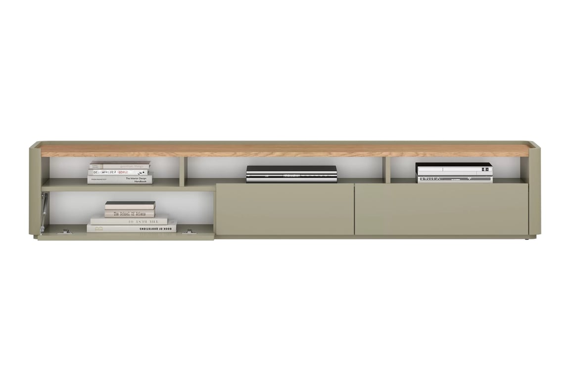 TV stolík Elivo 200 cm - eukalyptus / dub baltic dune TV skrinka Elivo 200 cm - eukaliptus / Dub baltic dune