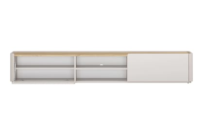 TV stolík Elivo 220 cm - kašmír / olejovaný dub TV skrinka Elivo 220 cm - kašmír / Dub olejowany