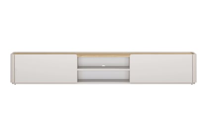 TV stolík Elivo 220 cm - kašmír / olejovaný dub TV skrinka Elivo 220 cm - kašmír / Dub olejowany
