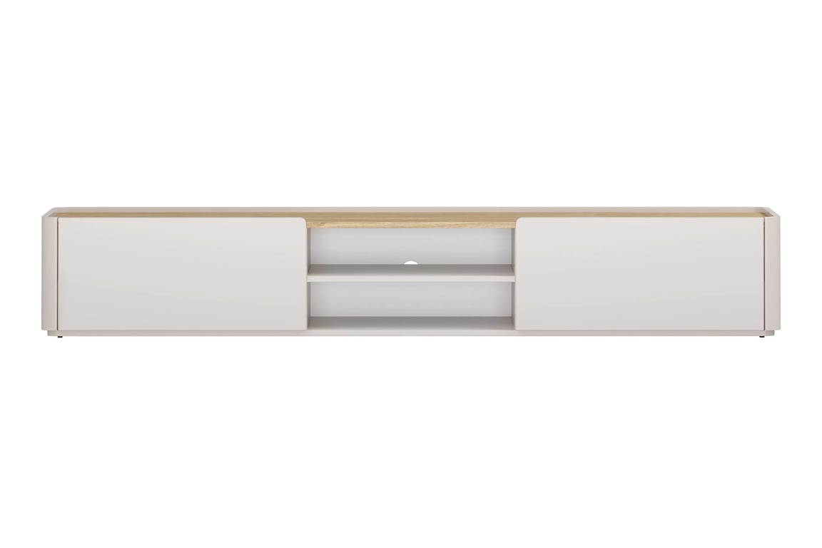 TV stolík Elivo 220 cm - kašmír / olejovaný dub TV skrinka Elivo 220 cm - kašmír / Dub olejowany