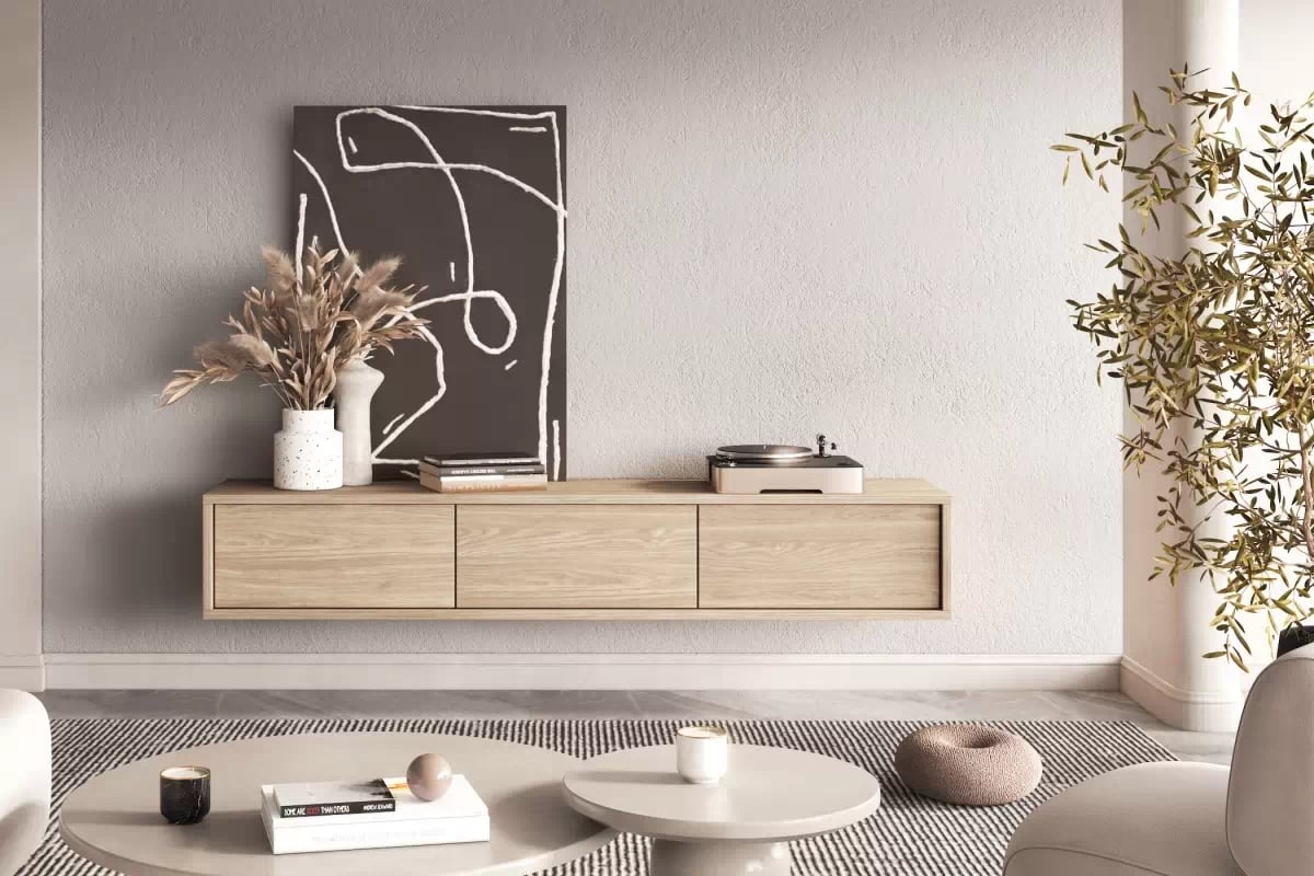 TV stolík Frida 180 cm - dub olejovaný TV skrinka Frida 38 - 180 cm - Dub olejowany