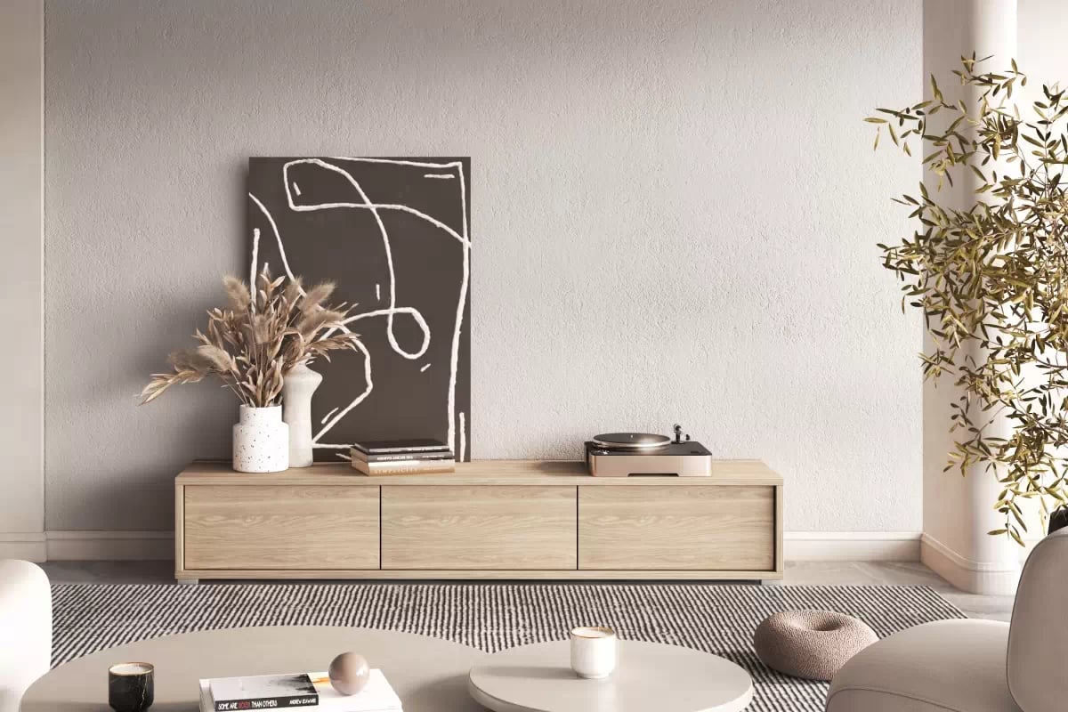 TV stolík Frida 180 cm - dub olejovaný TV skrinka Frida 38 - 180 cm - Dub olejowany