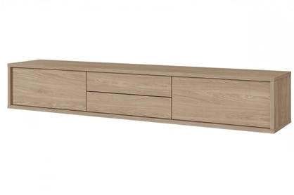 TV stolík Frida 180 cm so zásuvkami - olejovaný dub
