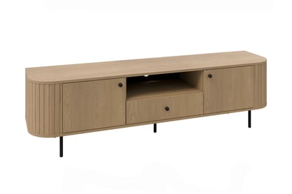 Moderní RTV skříňka Lento 181 cm s šuplíkem - dub cremona