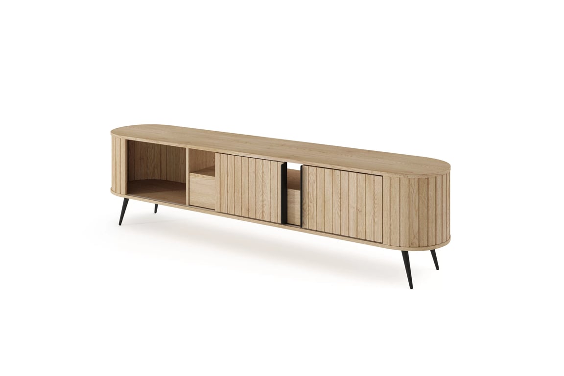 TV stolek Luvio 196 cm se zásuvkou - dub cremona skříňka RTV Luvio 196 cm z szuflada - dub cremona