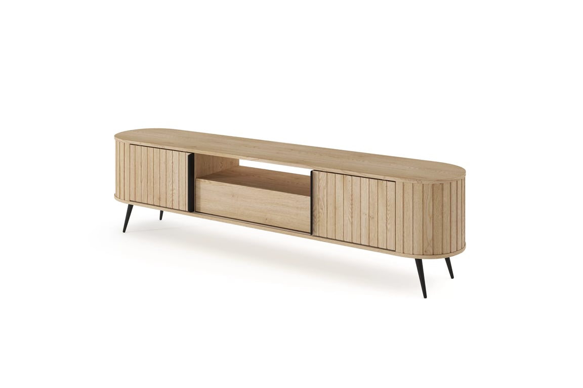 TV stolek Luvio 196 cm se zásuvkou - dub cremona skříňka RTV Luvio 196 cm z szuflada - dub cremona
