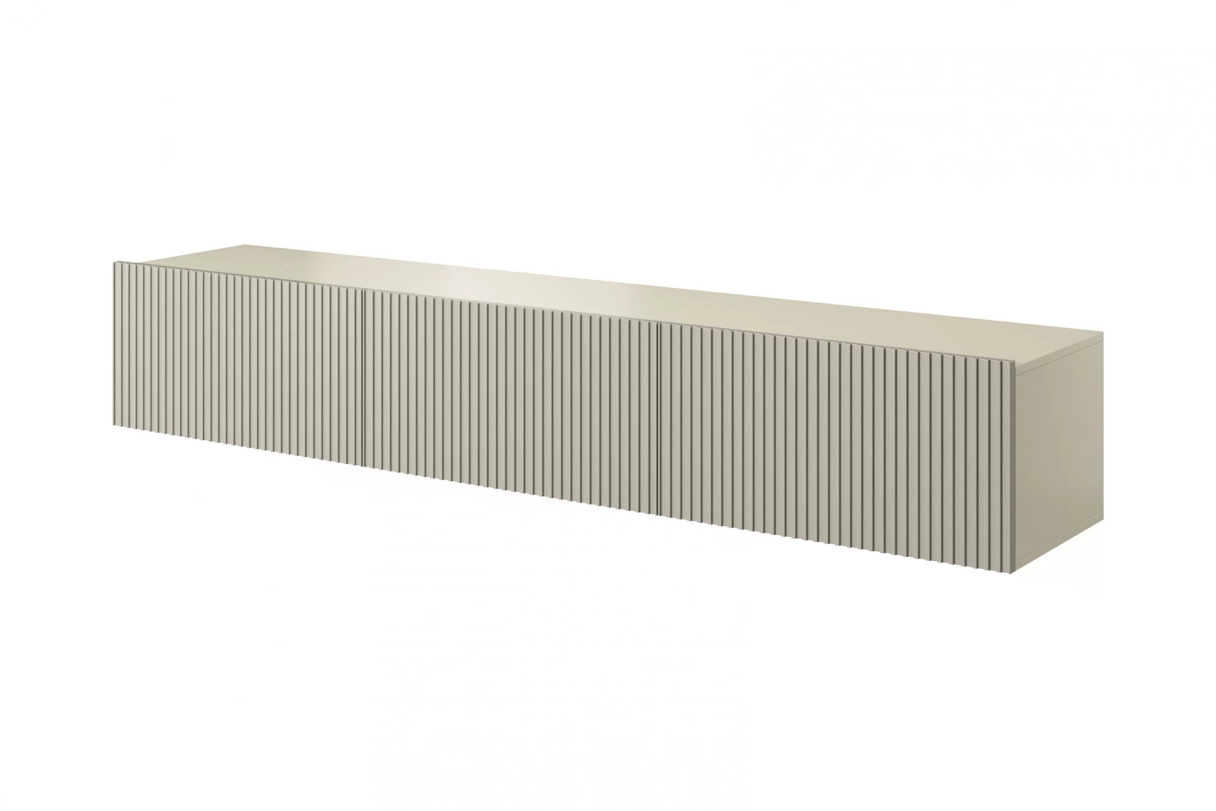 Závěsná TV skříňka Nicole 200 cm se zásuvkou - kašmír mat skříňka RTV Nicole 200 cm závěsná z szuflada - kašmír mat