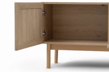 TV skrinka Risto 159 cm s otvorenou policou - svetlý dub TV skrinka Risto 159 cm - Svetlý dub