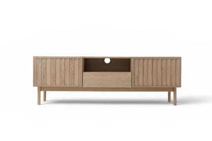 TV skrinka Risto 159 cm s otvorenou policou - svetlý dub TV skrinka Risto 159 cm - Svetlý dub